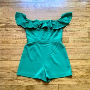 Jay Godfrey off the shoulder romper